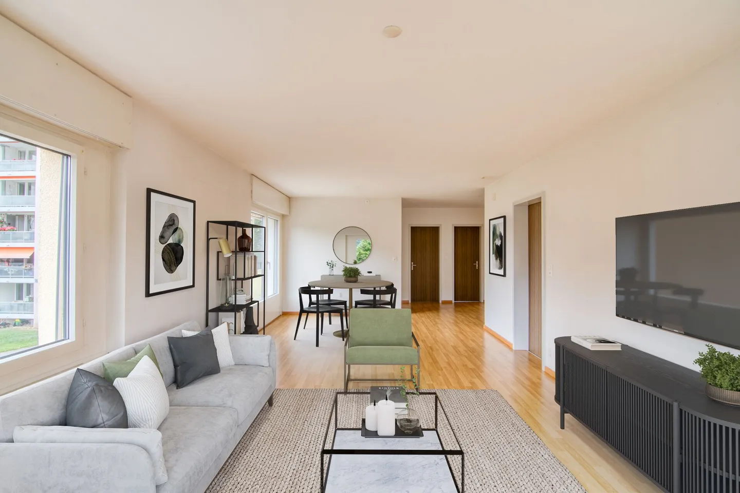 Rückzugsort am Wohlensee: 3.5-Zimmer-Wohnung mit 2 Balkonen & einem Einstellhallenplatz - Photo 2 of 22