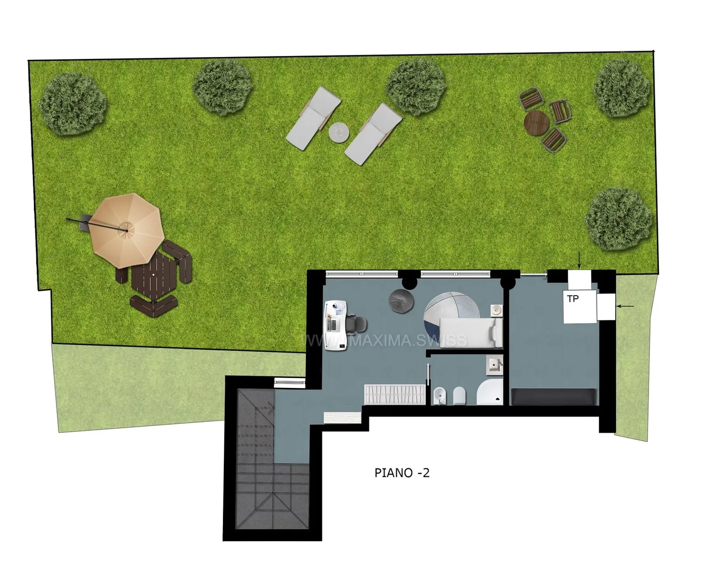 Lugano-Cadro: Casa moderna e funzionale nel verde - Foto 8 di 8