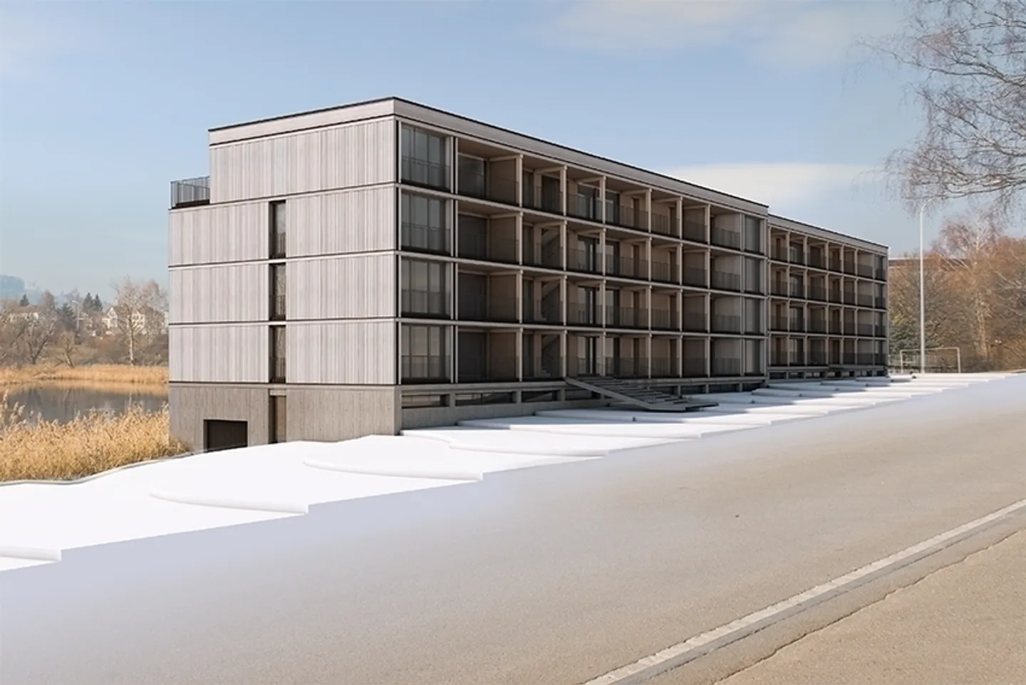 Appartamento attico di 3,5 stanze con terrazza di 46m2 al Bildweiher (n. 4.6) - Foto 2 di 5