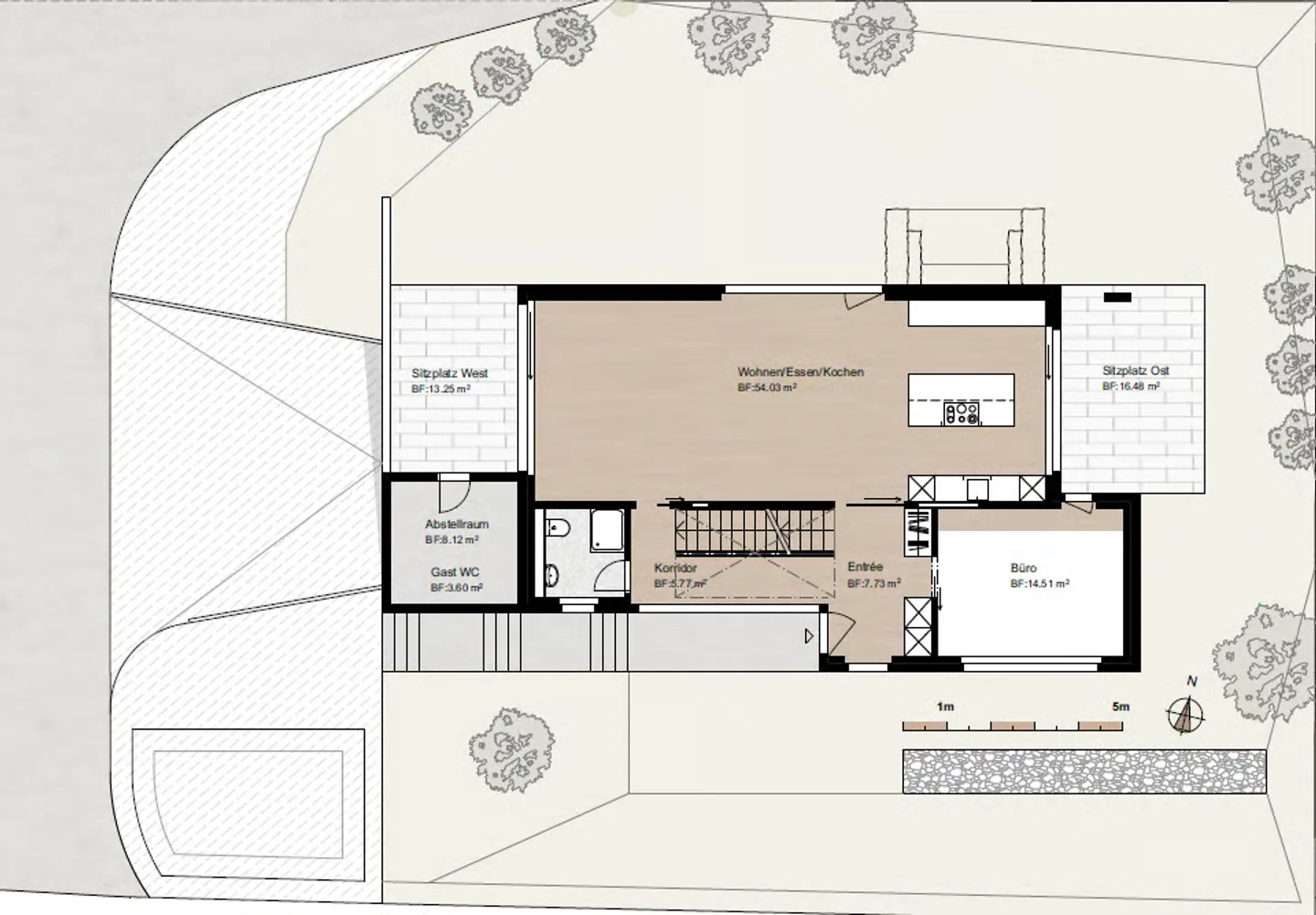 Exklusives 5.5-Zimmer-Einfamilienhaus mit hochwertigem Eigentumsstandard und grosszügigem Garten - Photo 22 sur 24