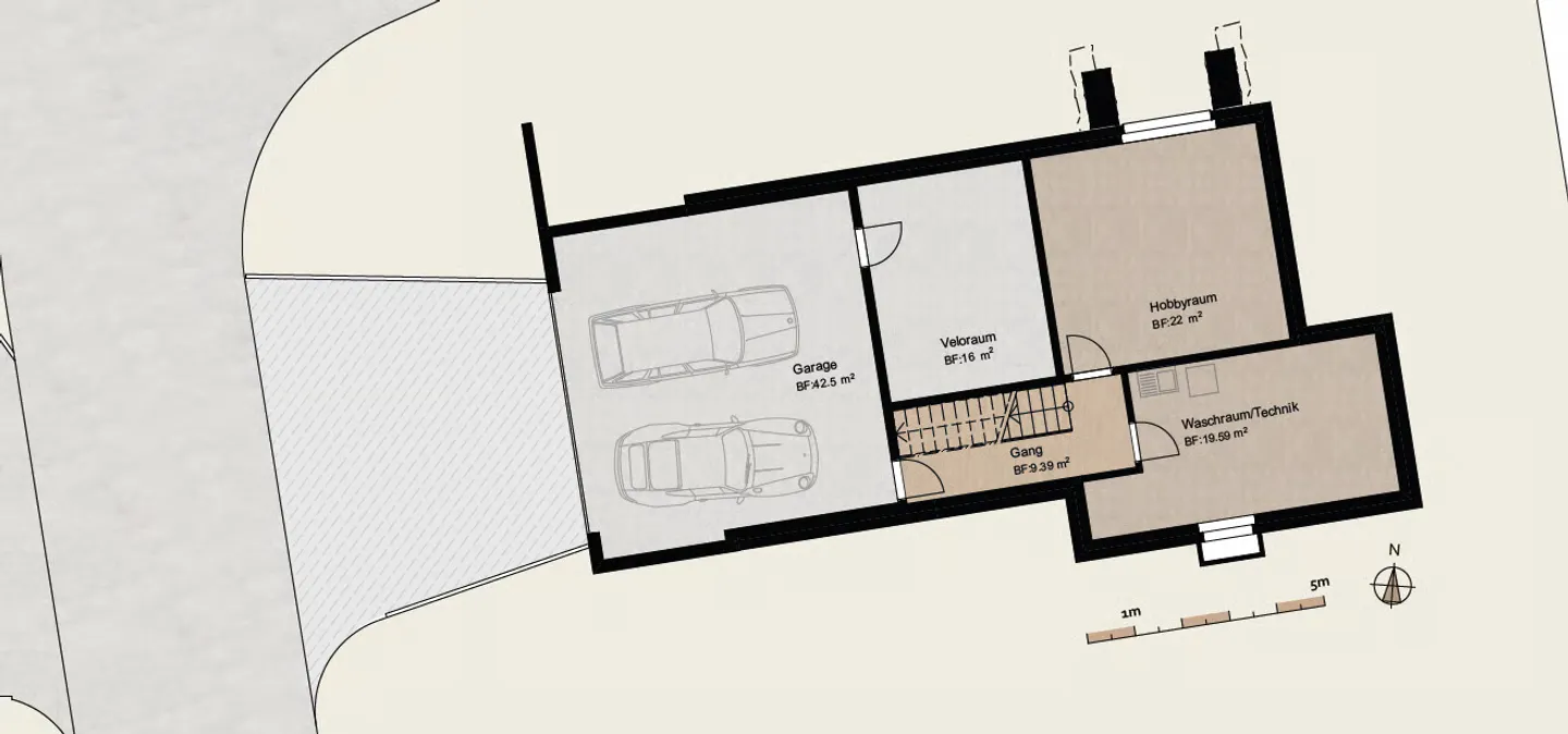 Exklusives 5.5-Zimmer-Einfamilienhaus mit hochwertigem Eigentumsstandard und grosszügigem Garten - Photo 24 sur 24