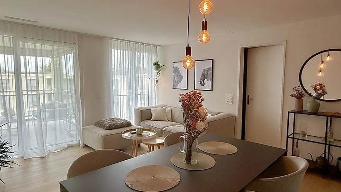 APPARTEMENT 2½ PIÈCES À WETZIKON (ZH), MEUBLÉ, TEMPORAIRE - Photo 3 sur 8