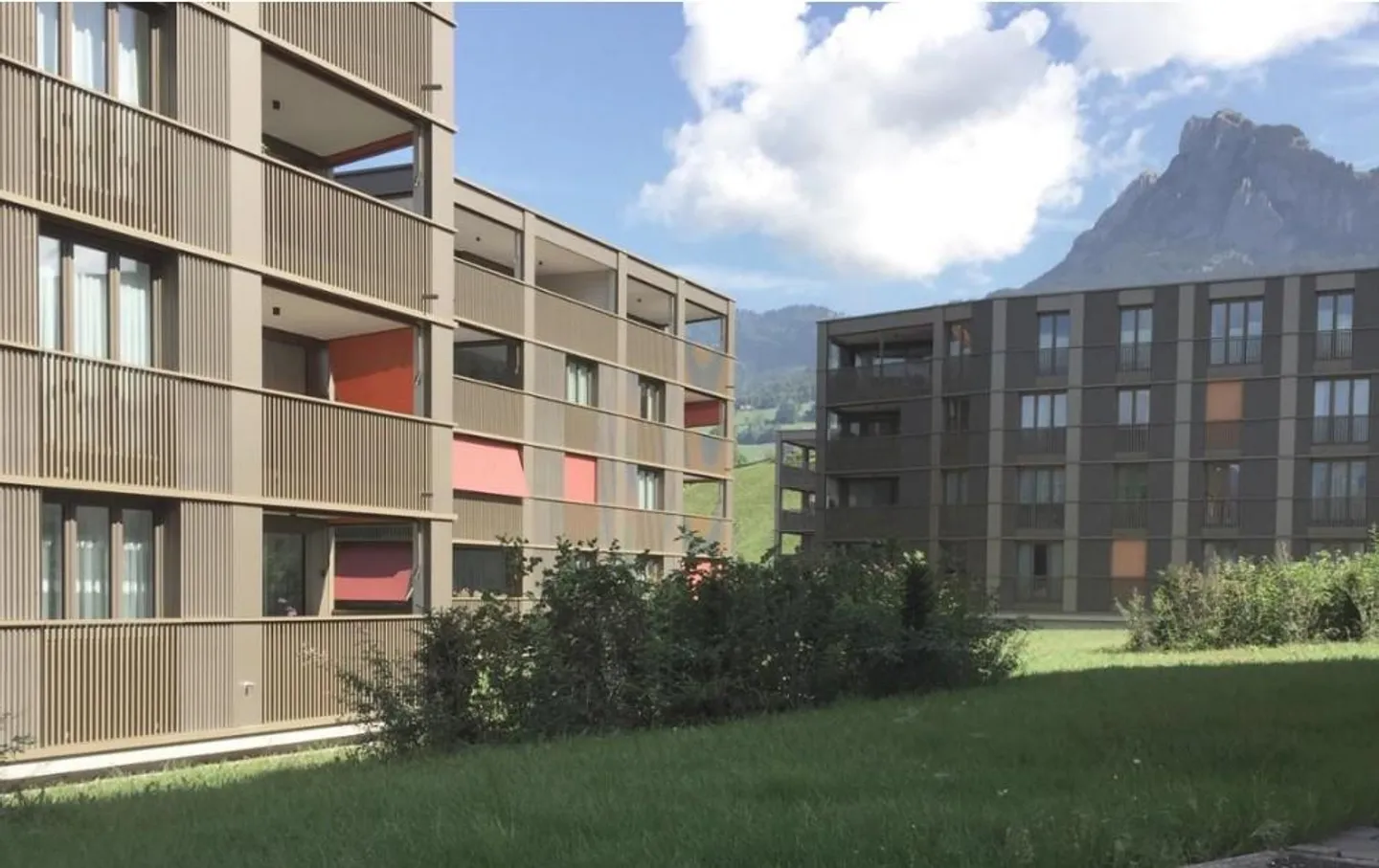Appartement moderne et calme de 2,5 pièces avec buanderie privée et loggia - Photo 1 sur 7