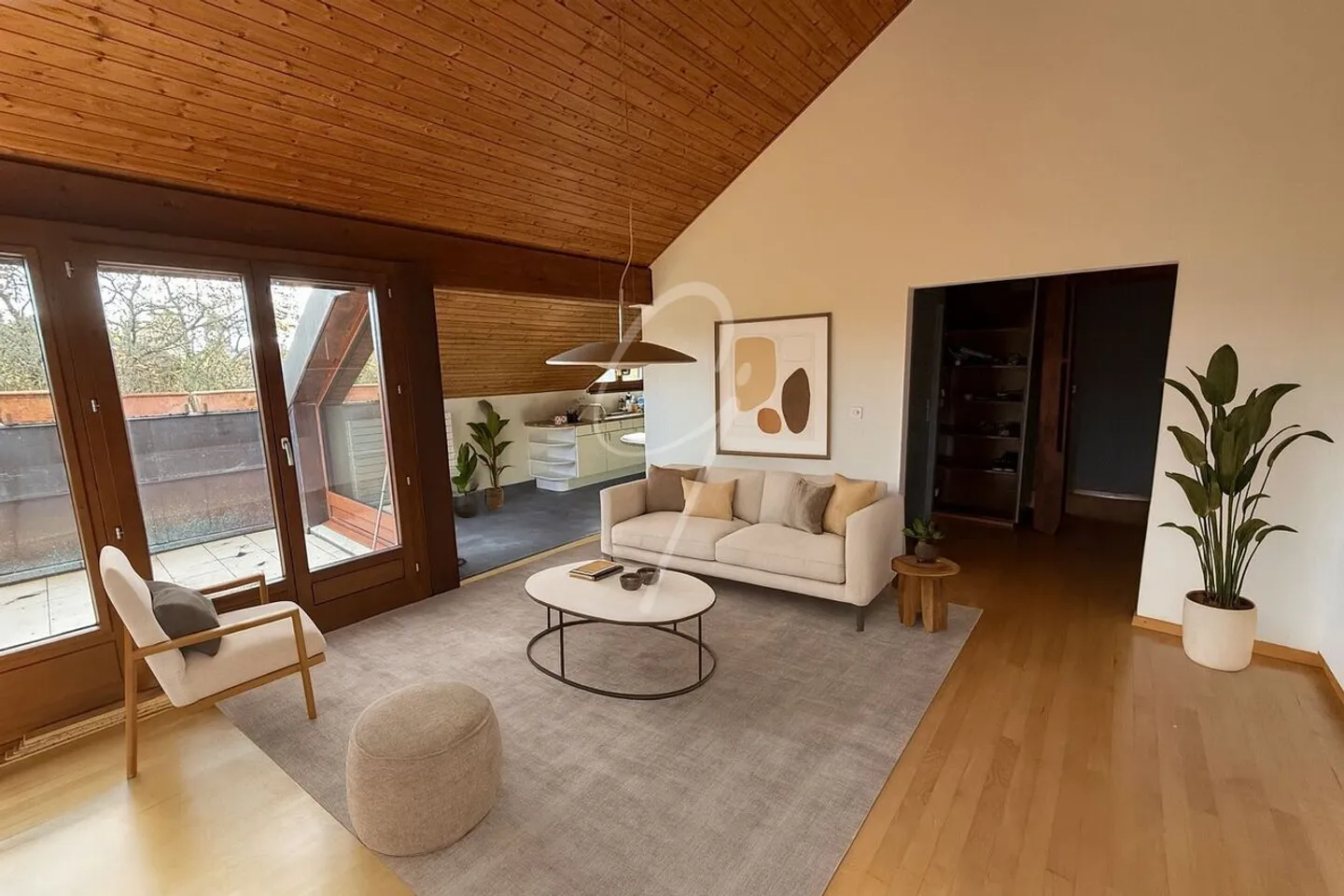 Wunderschöne helle Penthouse - Unverbaubare Aussicht - Foto 2 von 14