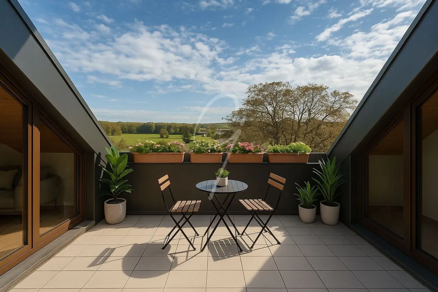 Wunderschöne helle Penthouse - Unverbaubare Aussicht - Foto 4 von 14