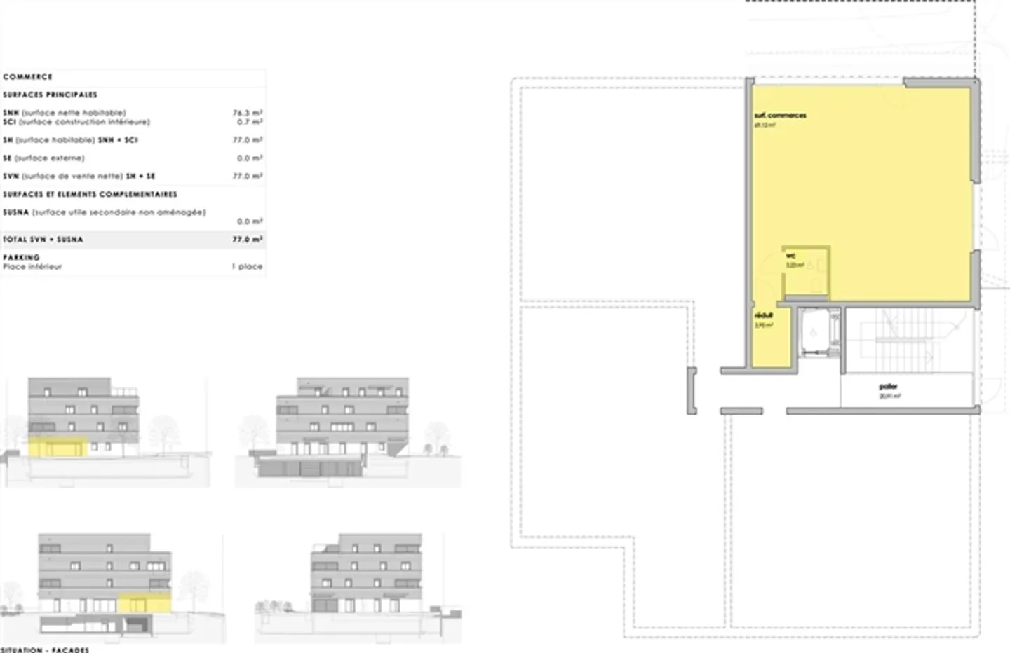 Commercial area, large windows, parking, near the center - Photo 4 of 4