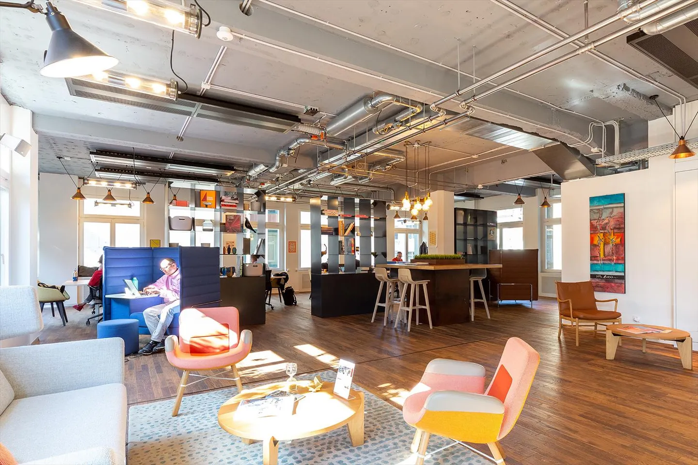 Arbeite, halte Meetings ab, und fördere die Zusammenarbeit in Büroräumen in Spaces Bleicherweg - Foto 1 von 6