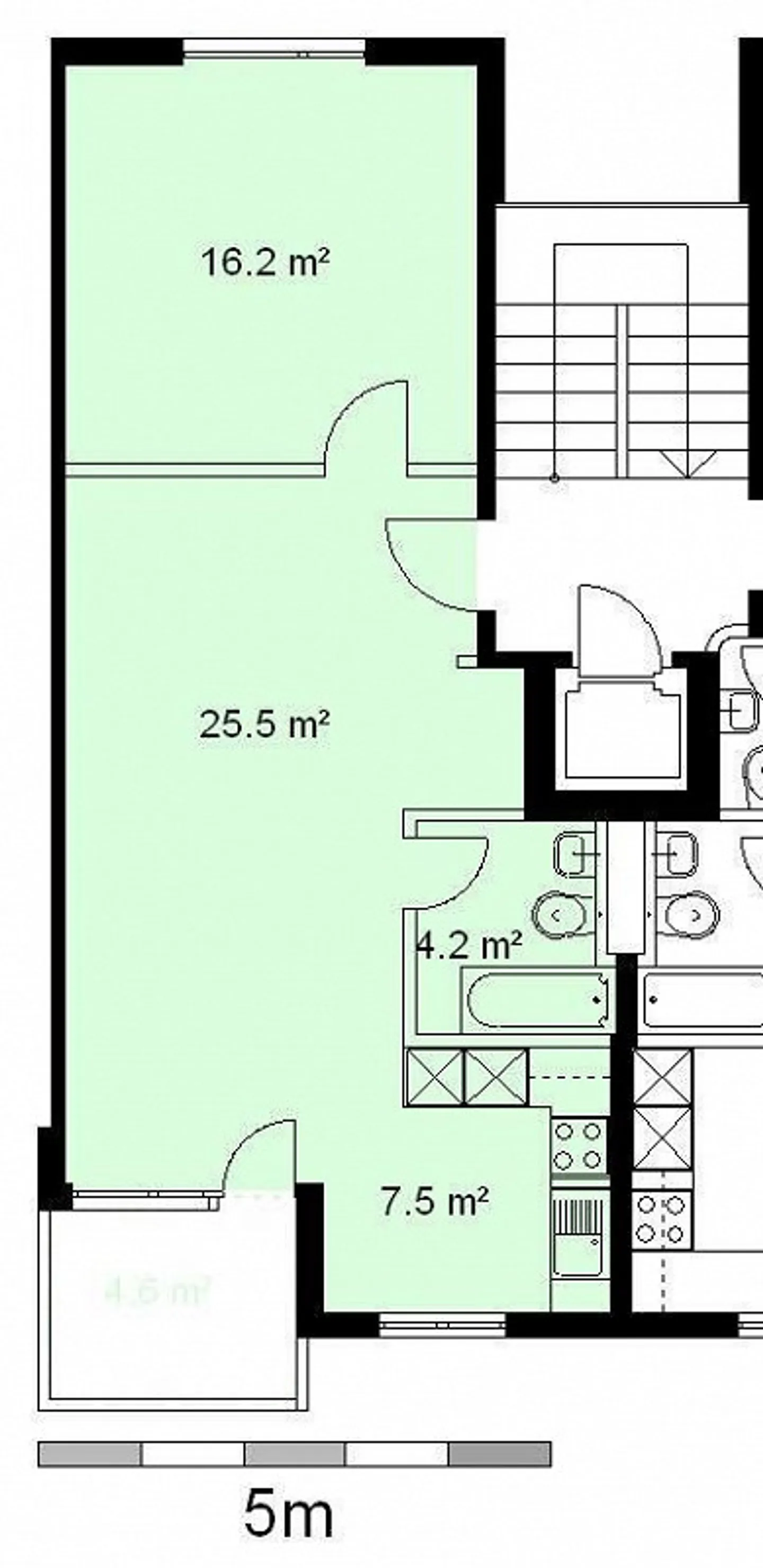 Apartment with seating area - Photo 6 of 6