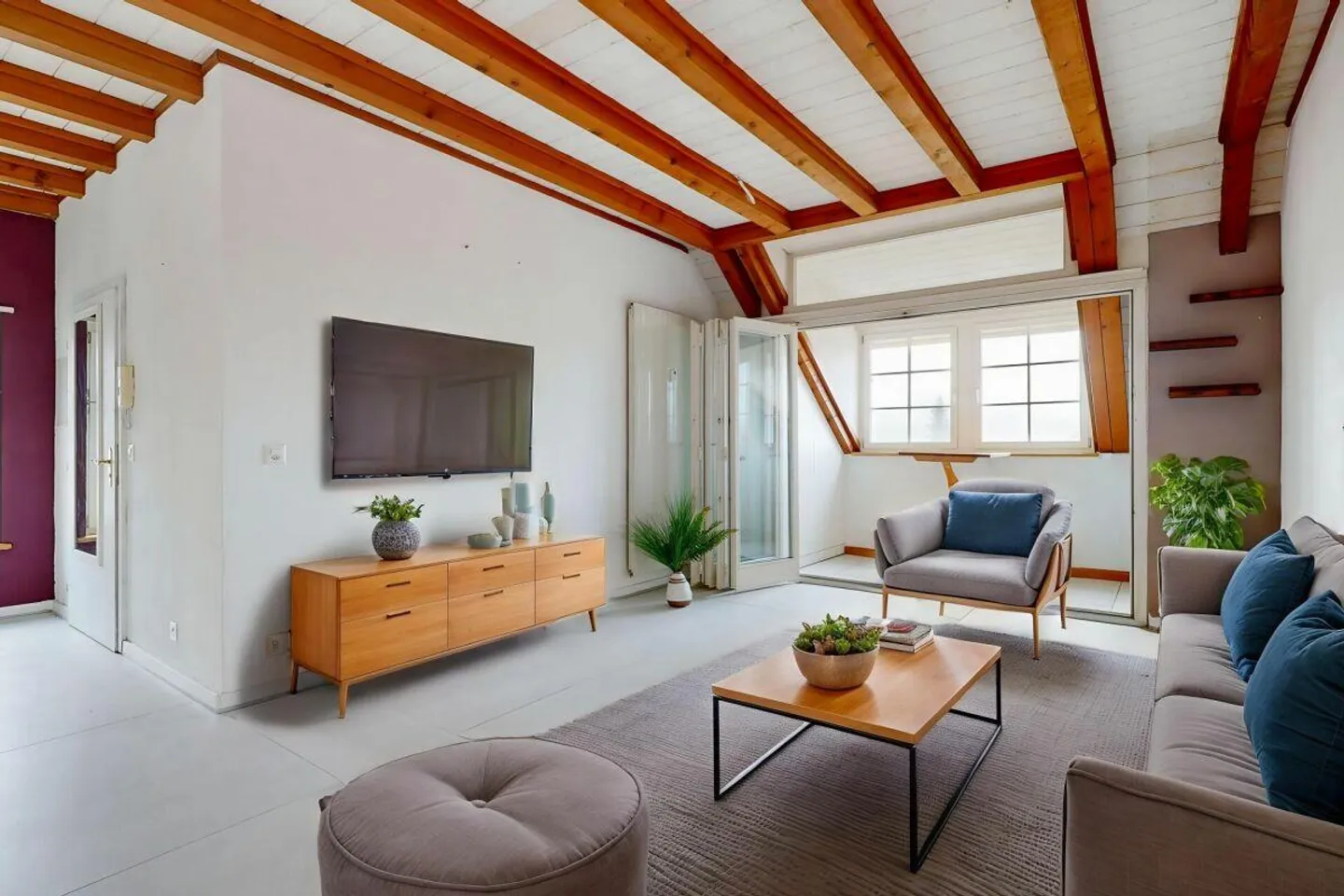 Appartement en duplex moderne de 4,5 pièces avec jardin - Photo 5 sur 15