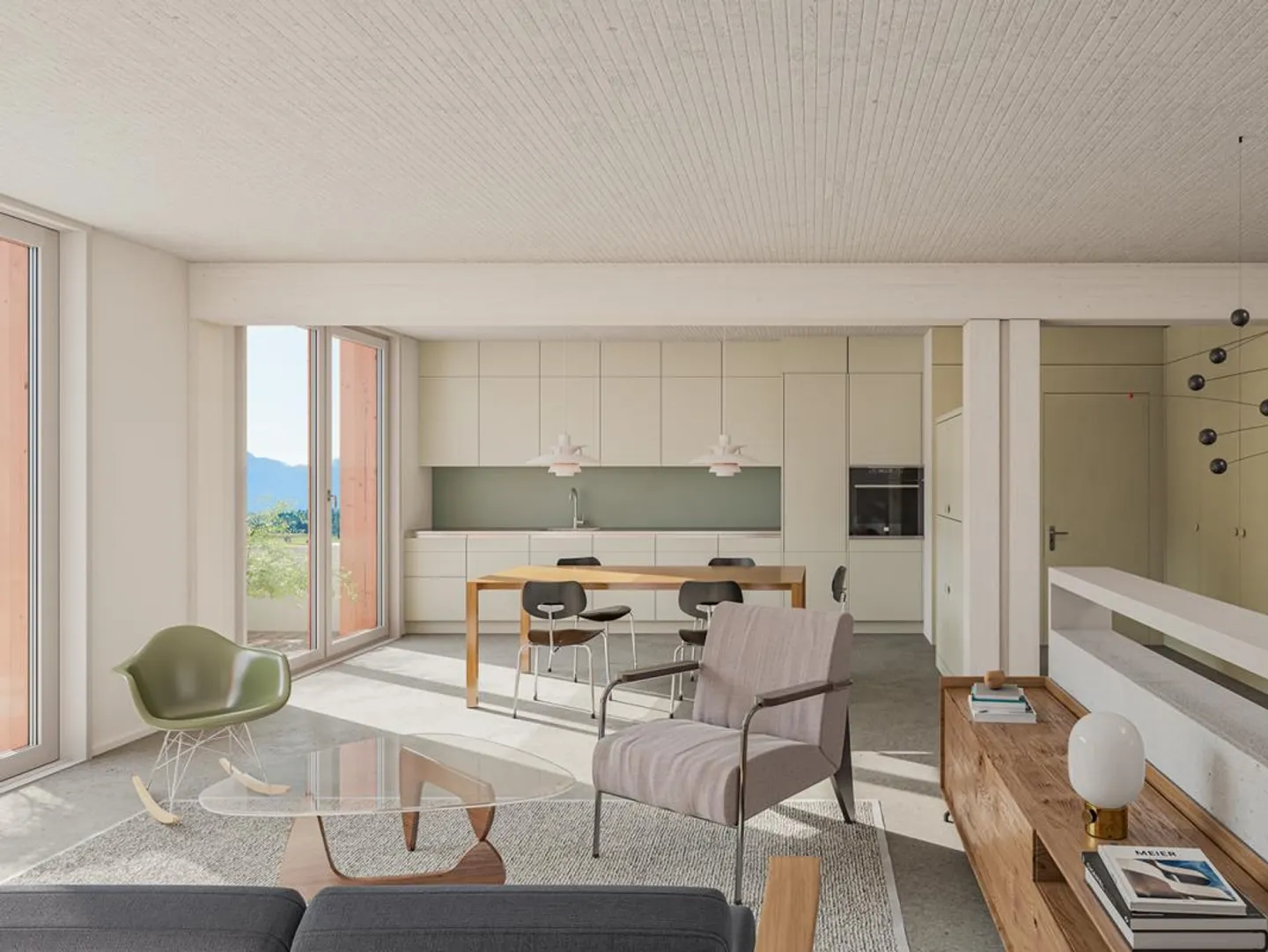 Living in a new building: Maisonette oasis with garden seating area and view of the Alps! - Photo 2 of 7