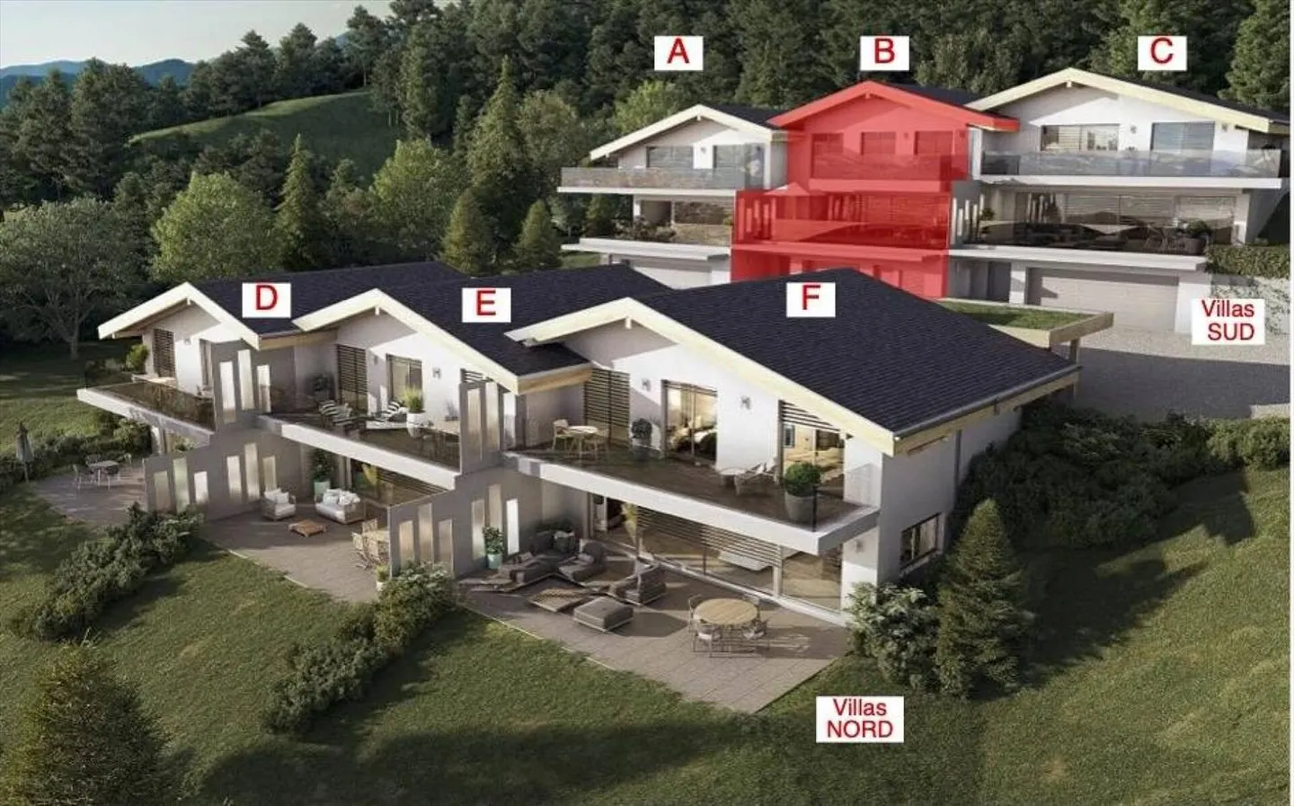 Villa adiacente con 4,5 stanze a Vex - Foto 2 di 13