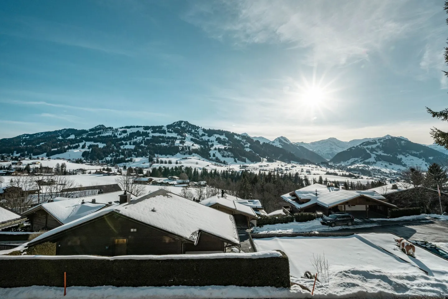Hälfte eines Chalets mit wunderschönem Bergblick - Foto 3 von 17