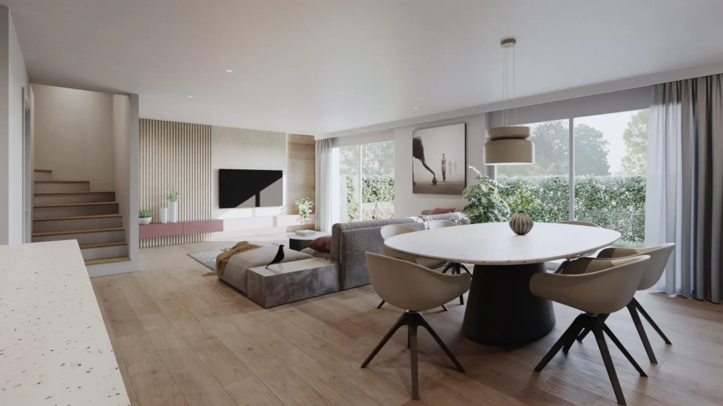 Nouvelle promotion "Les Hauts de Collonges": 6 villas en rangée modernes avec 4,5 pièces - Photo 7 sur 7