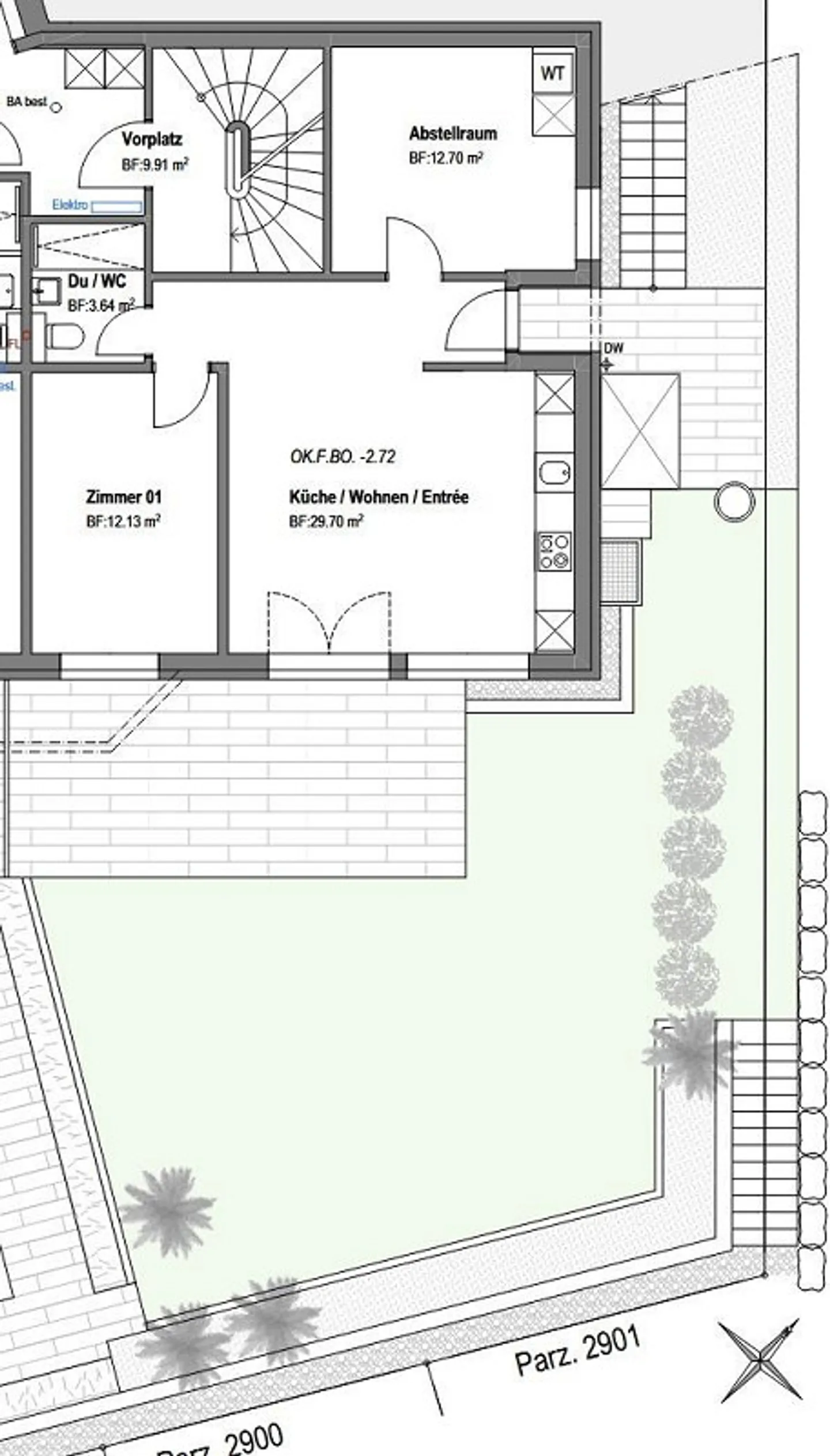 Modernes Apartment mit Garten - Foto 10 von 10