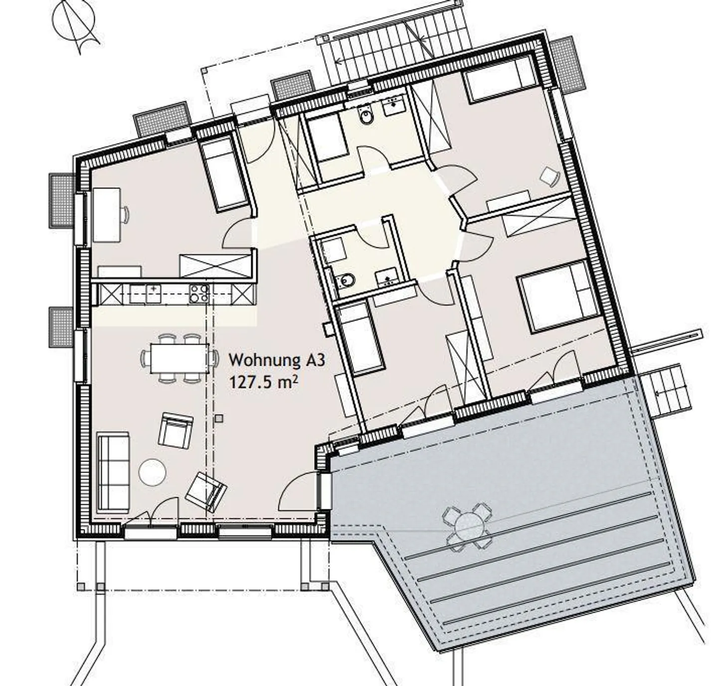 Newly Built 5.5 Room Apartment on the Ground Floor | A3 - Photo 11 of 11