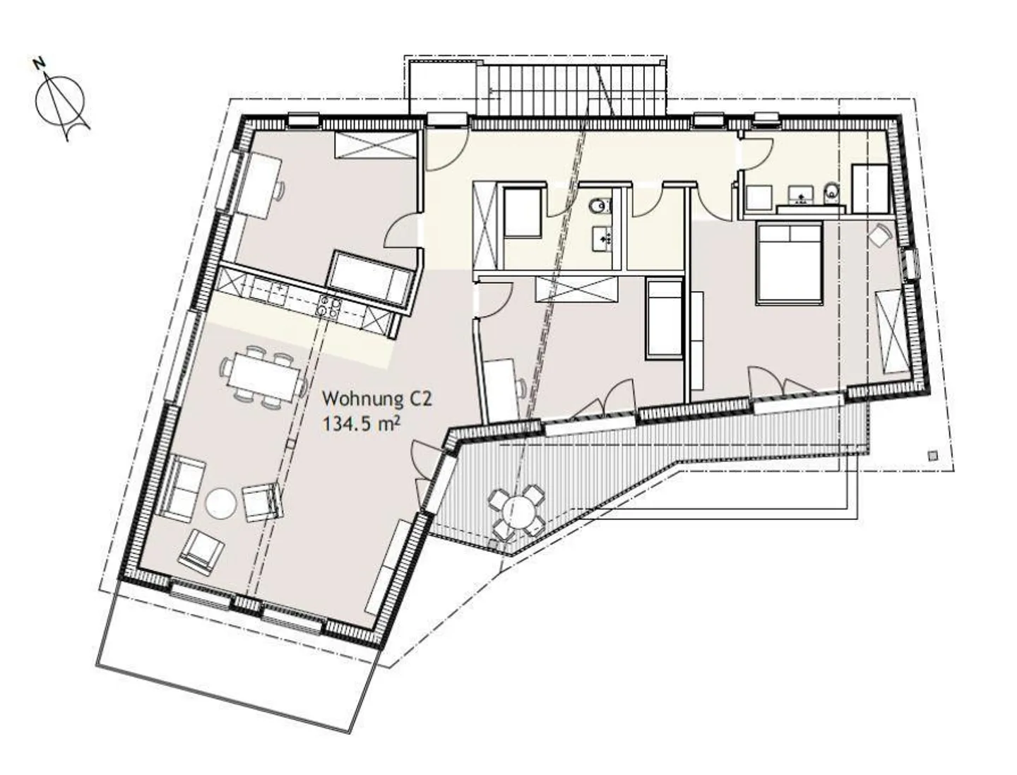 NUOVA COSTRUZIONE Appartamento 4.5 stanze al 1° piano | C2 - Foto 13 di 13