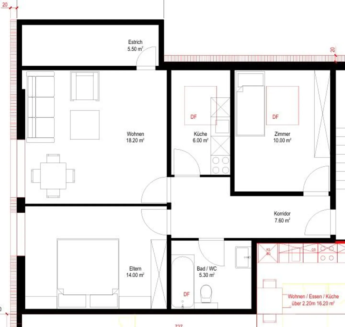 Moderne Wohnung in Küssnacht - Foto 6 von 6