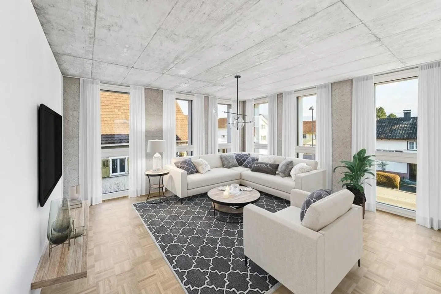 Top modern living - 3.5 room apartment in the center - Photo 2 of 12