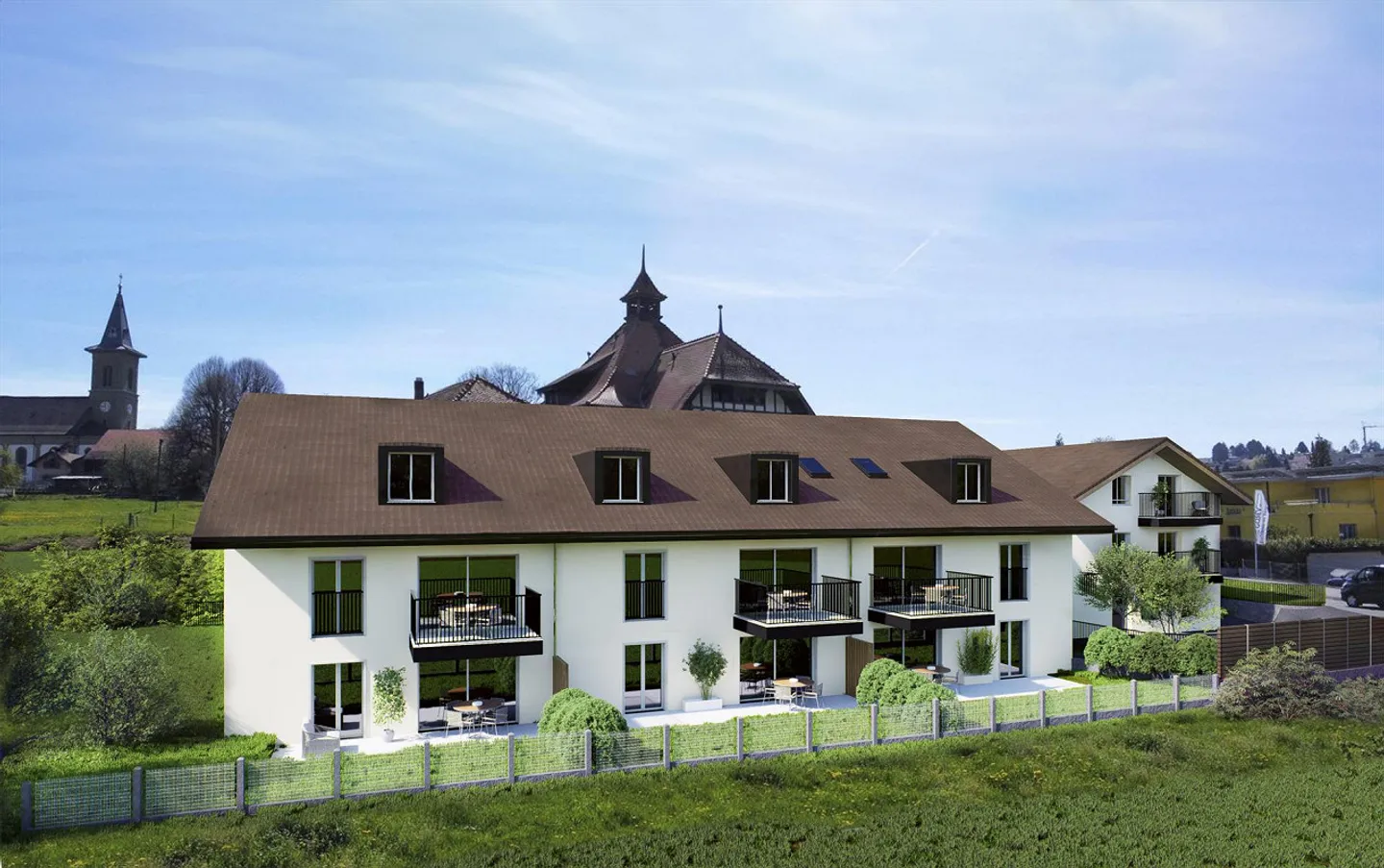 Neue Promotion! 2,5 Zimmer – Wohnung mit Balkon, Belfaux - Foto 1 von 12
