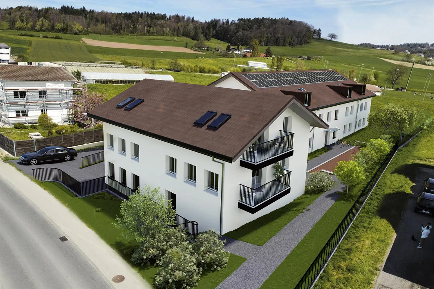 Neue Promotion! 2,5 Zimmer – Wohnung mit Balkon, Belfaux - Foto 2 von 12