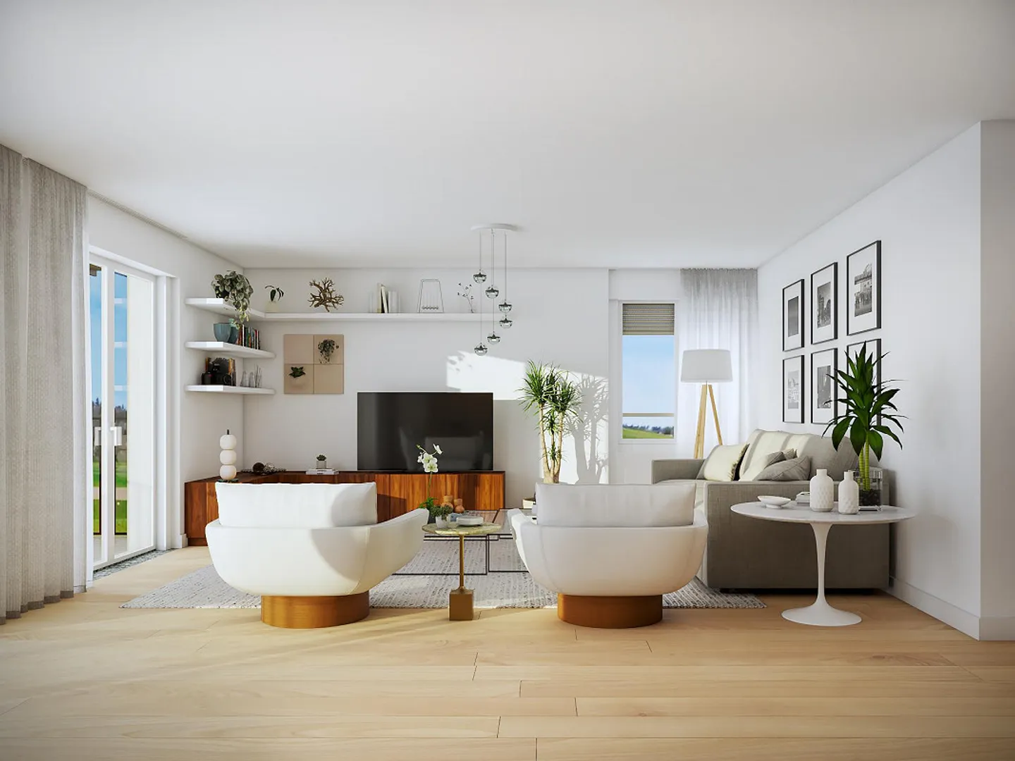Neue Promotion! 2,5 Zimmer – Wohnung mit Balkon, Belfaux - Foto 5 von 12