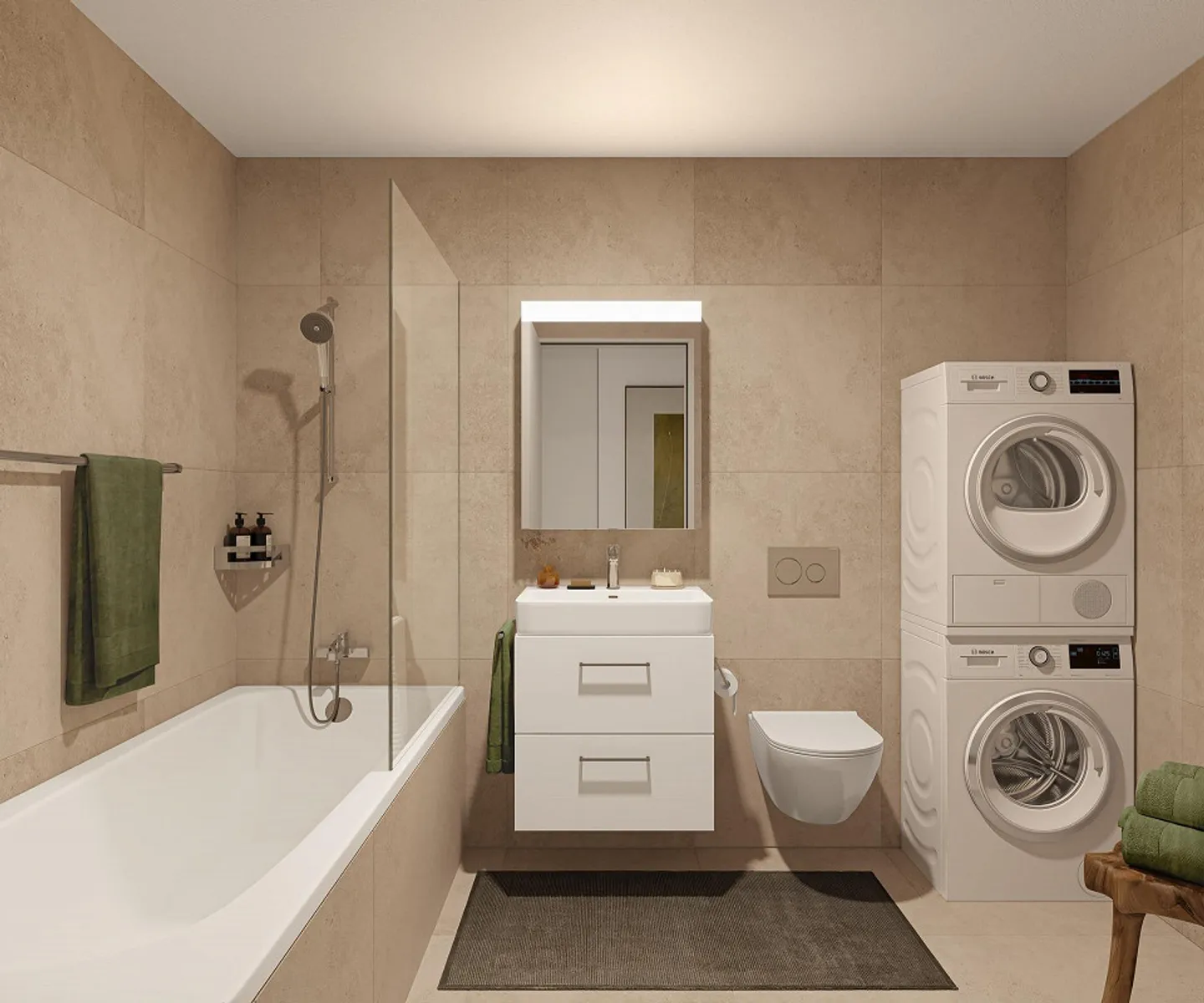 Appartement neuf de 4,5 pièces - Photo 3 sur 4