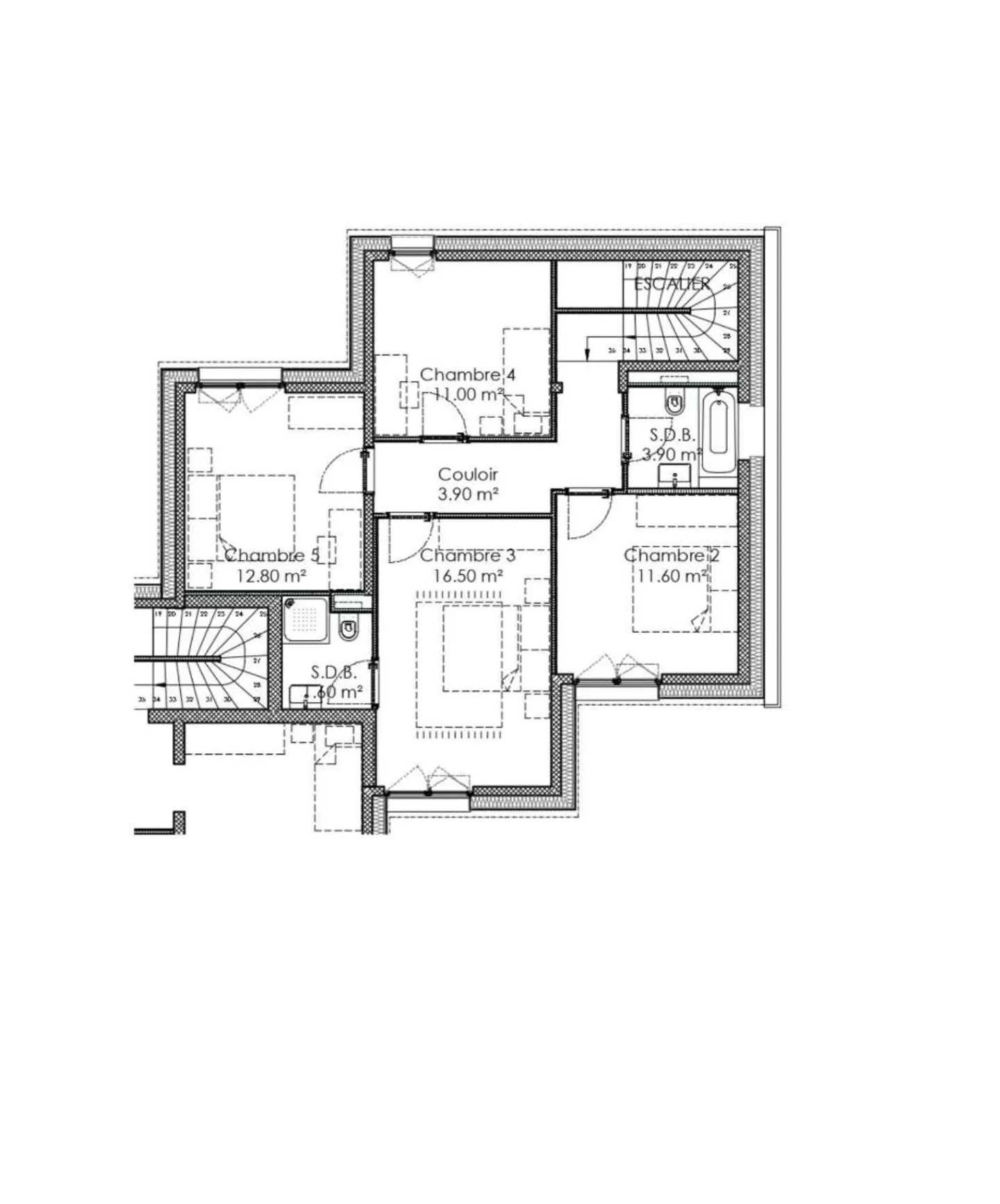 Le Logis - Villa "B" - Neue 6.5-Zimmer-Doppelhaushälfte - Foto 7 von 8