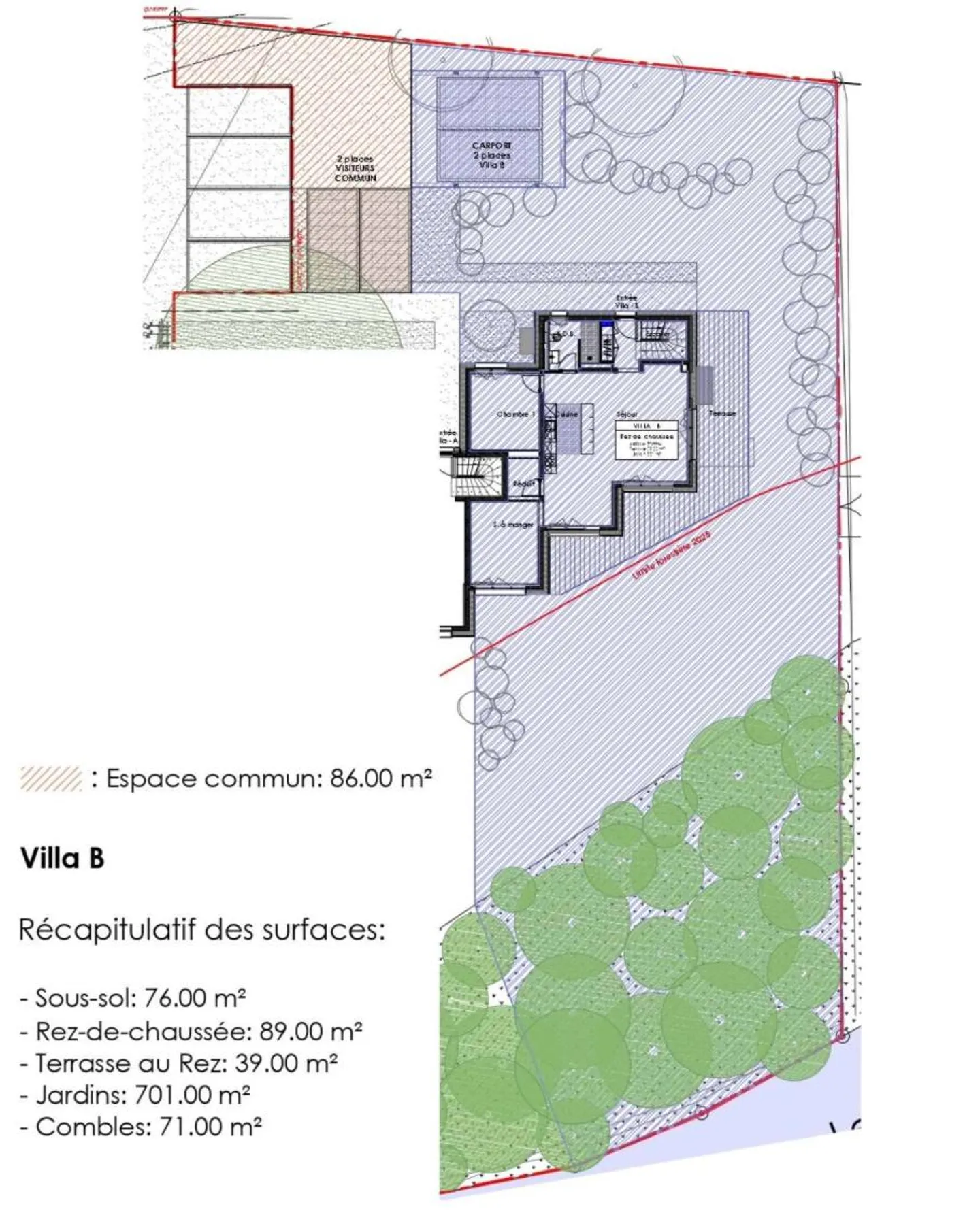 Le Logis - Villa "B" - Neue 6.5-Zimmer-Doppelhaushälfte - Foto 8 von 8