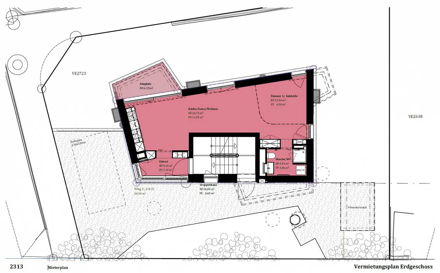 Stilvolle Neubauwohnung mit Garten - Foto 7 von 7