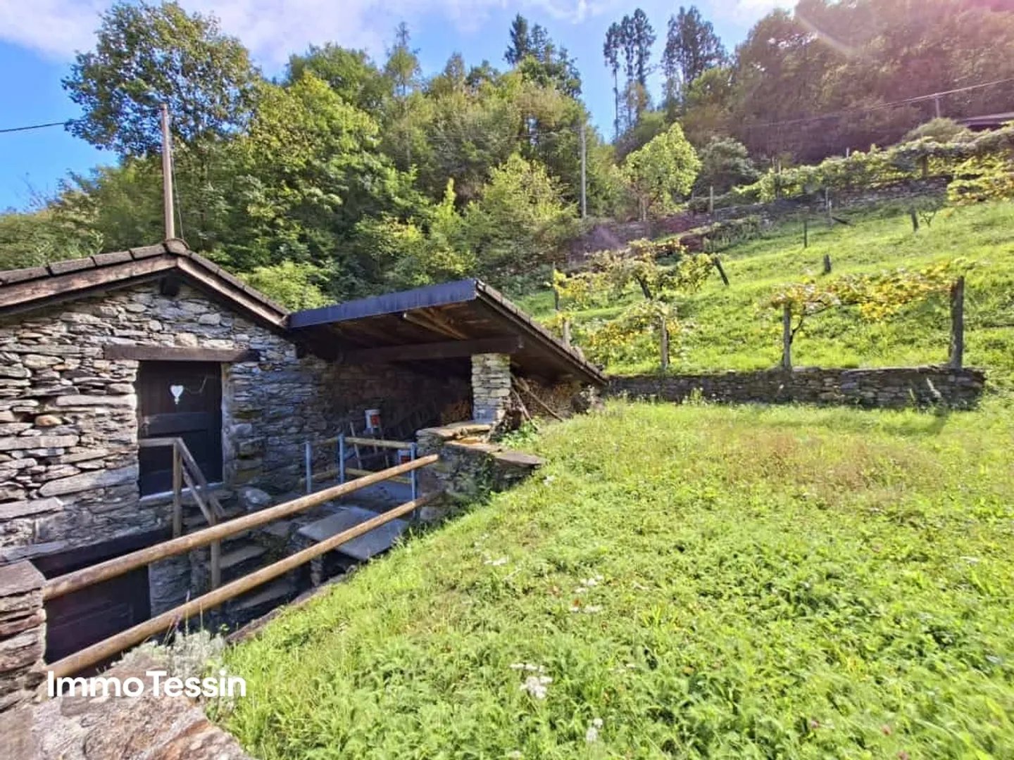 Aussergewöhnliches Anwesen im Maggiatal mit zwei Rusticos und Weinberg, ein Ort voller Charme inmitten der Natur - Photo 3 of 13