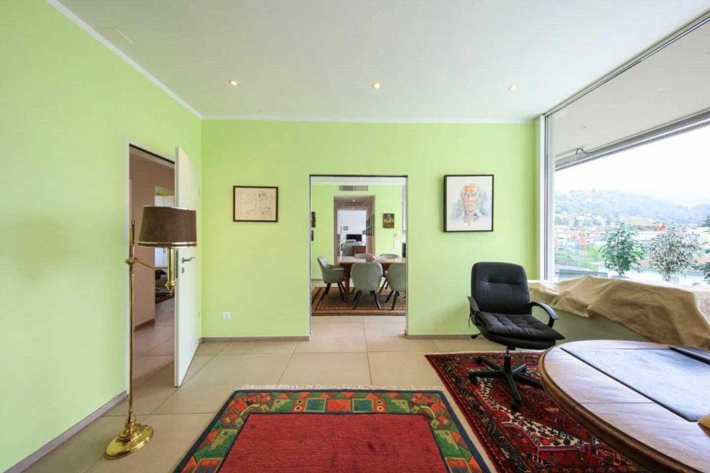 MINUSIO - Attico elegante con vista parziale sul lago - Foto 13 di 29