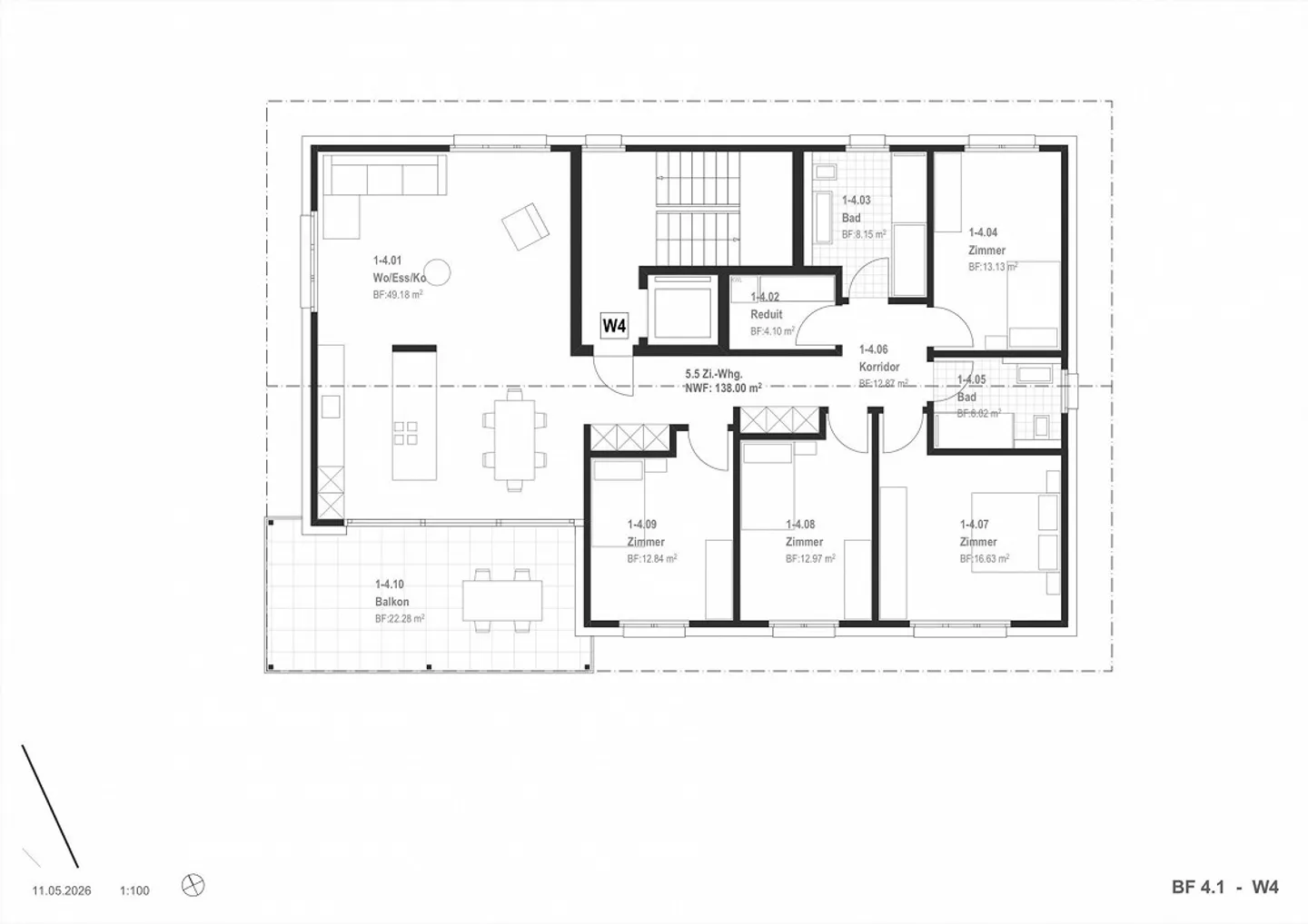Appartamento mansardato di 5,5 stanze - Foto 3 di 3