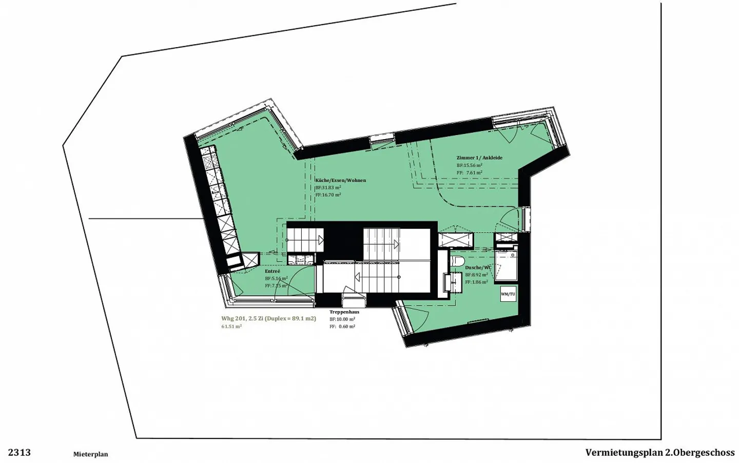 Appartamento duplex elegante di nuova costruzione con terrazza e area mansardata - Foto 11 di 12
