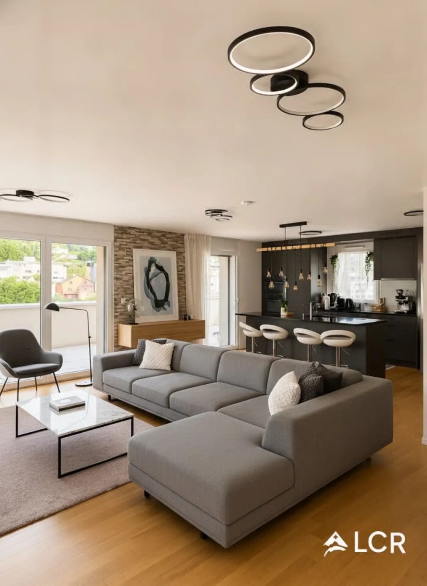 Prächtiges Dachgeschoss in einer 4.5-Zimmer-Duplexwohnung / 3 Schlafzimmern / 3 Badezimmern / 1 großer Terrasse / prächtige Aussicht - Photo 1 of 13