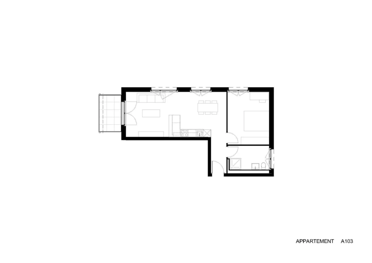 Appartement moderne à Prilly - Photo 2 sur 3