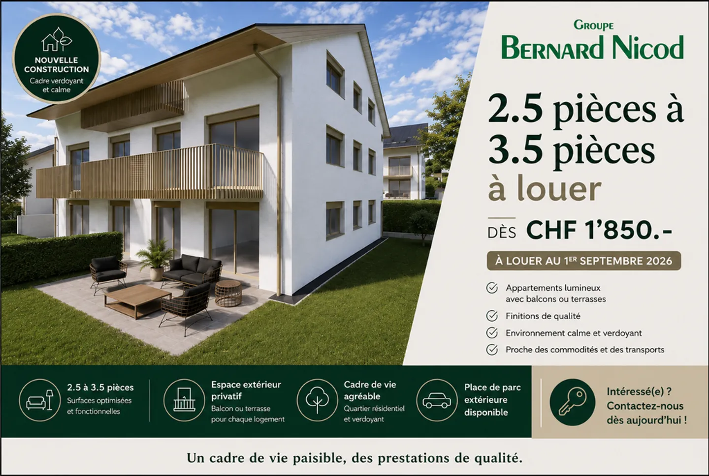 Appartements modernes à Prilly - Photo 7 sur 7