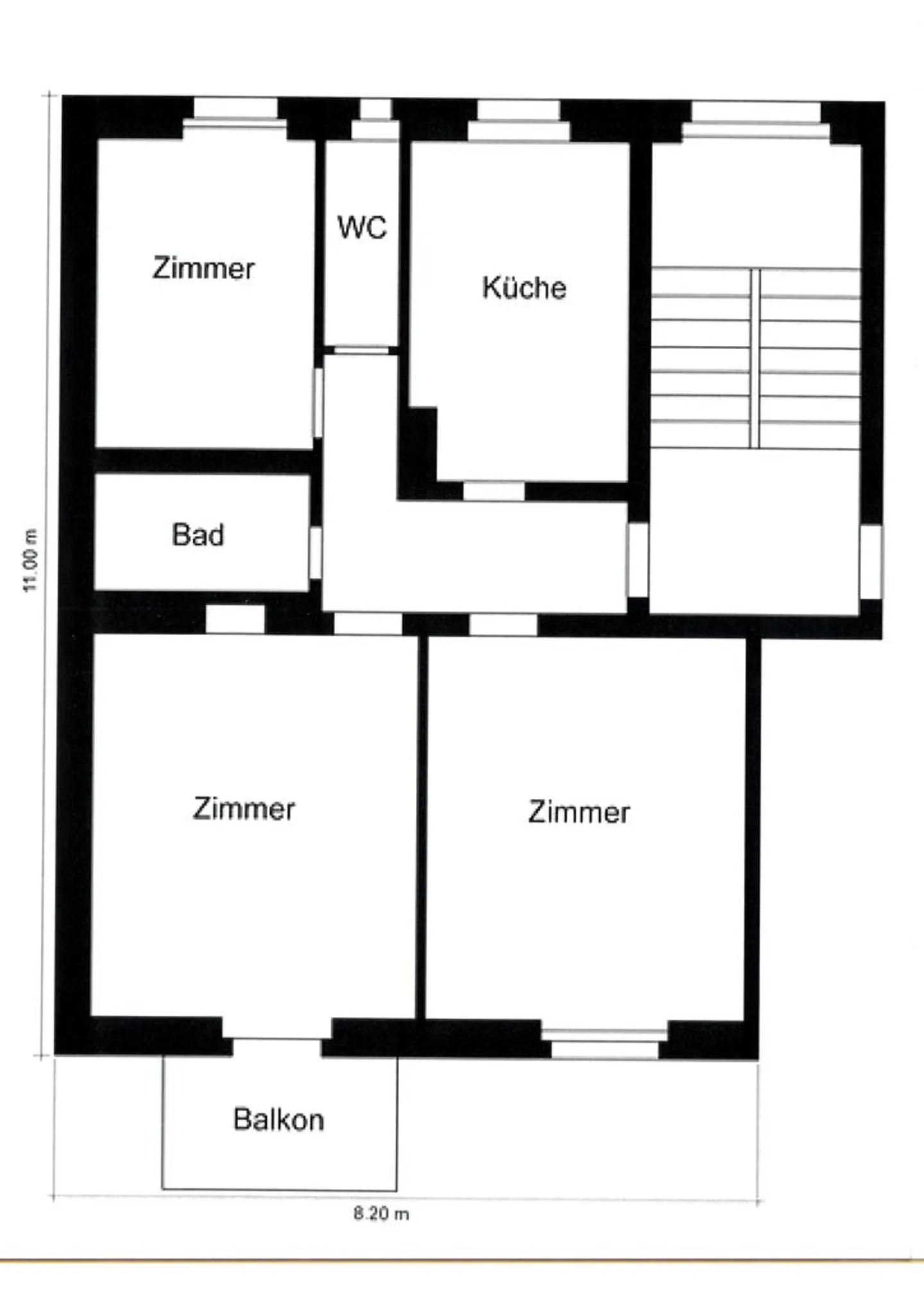 Altbauwohnung in Wipkingen - Foto 6 von 6