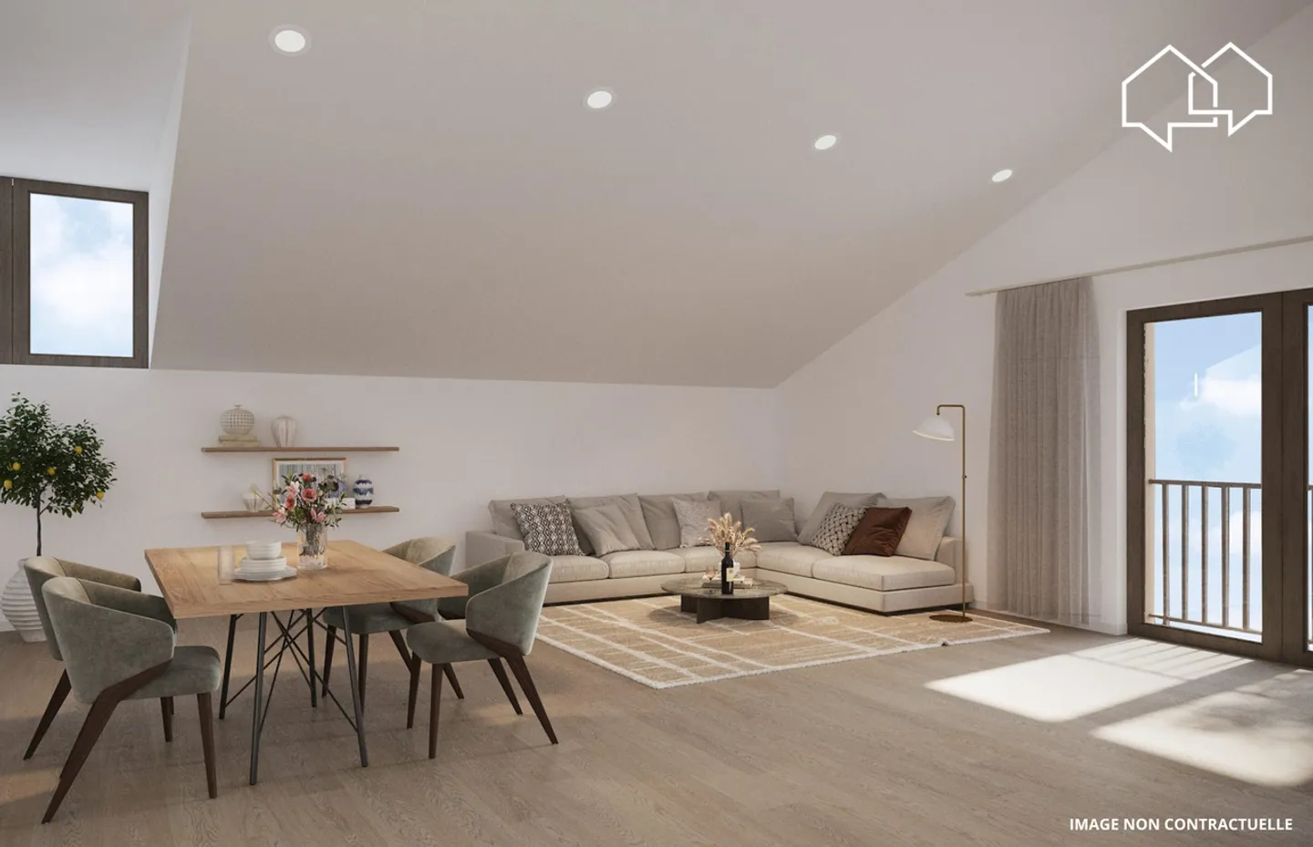 Appartement avec 3,5 pièces au dernier étage (Bâtiment 1 - Unité 6) - Photo 10 sur 13