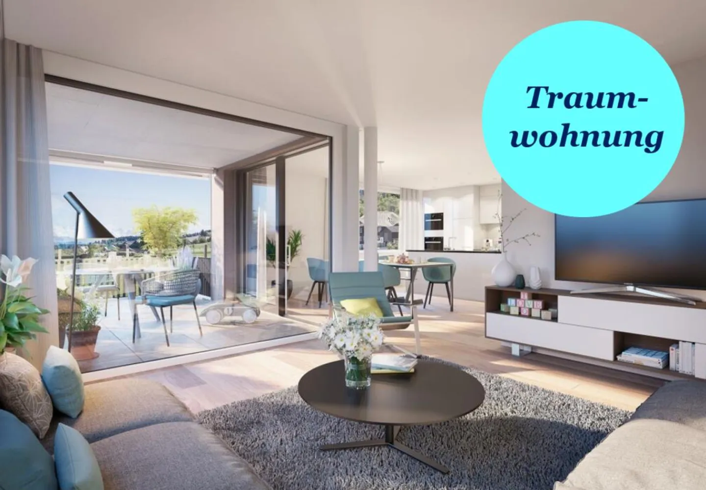 Appartement 3.5 pièces ensoleillé et moderne à Freiamt - Photo 1 sur 12