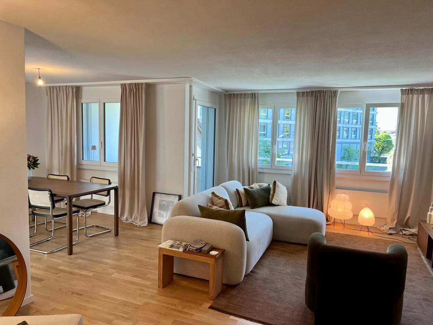Möblierte Wohnung mit Bergsicht - Foto 1 von 7