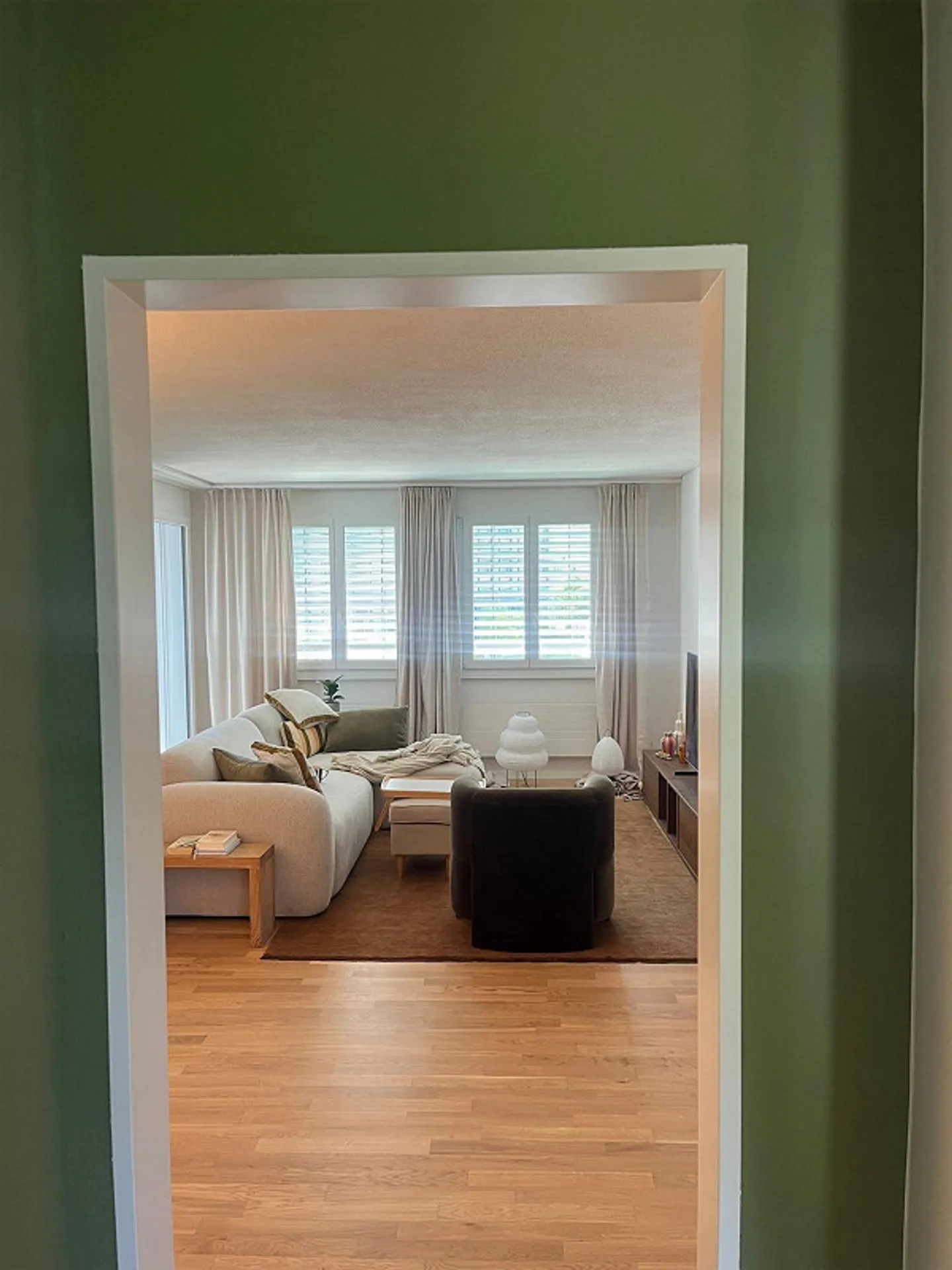 Möblierte Wohnung mit Bergsicht - Foto 2 von 7