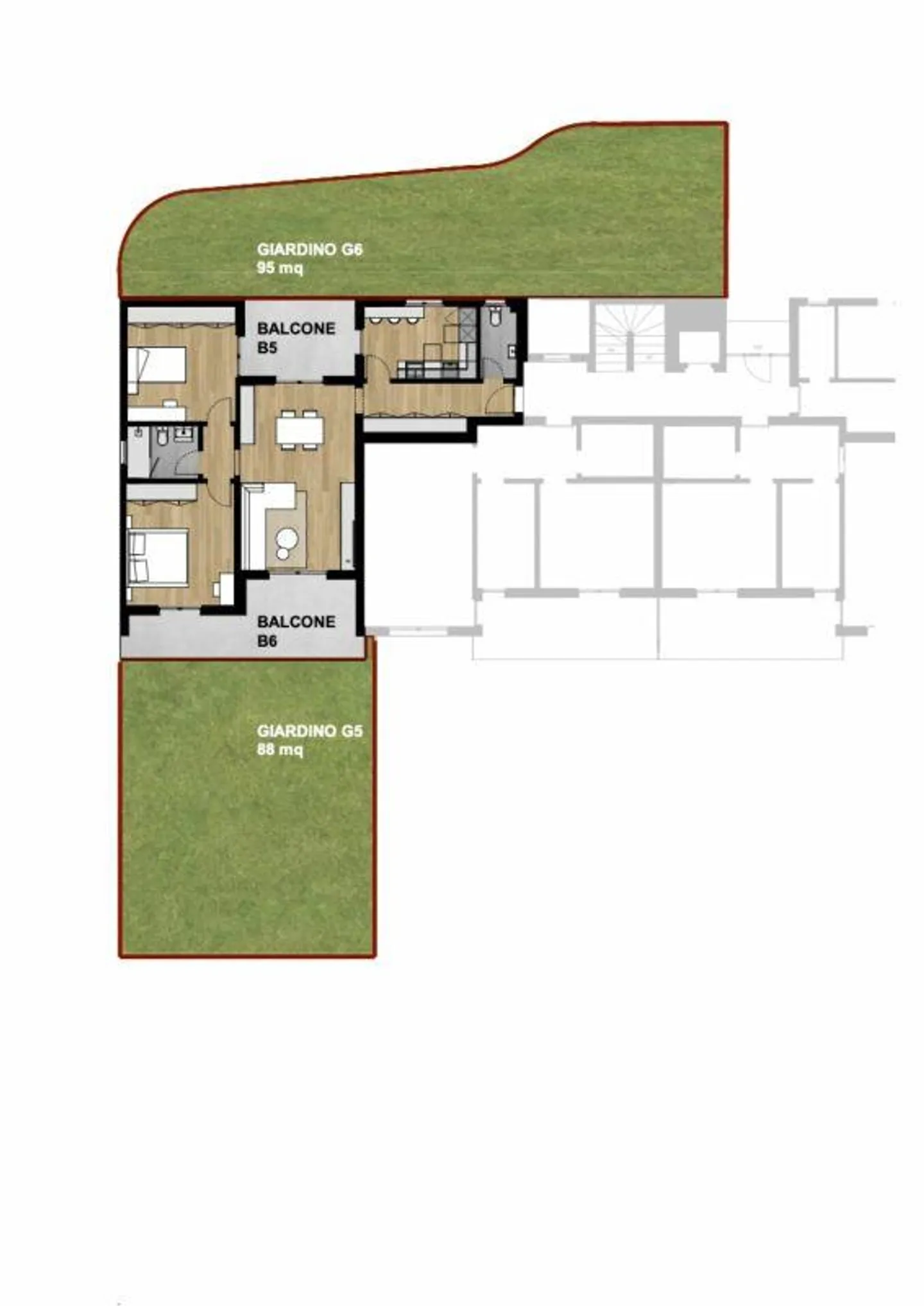 Ascona - 3.5-Zi. Gartenwohnung mit zwei Gärten in Toplage / Ascona - Appartamento 3.5 locali con due giardini in posizione privilegiata - Foto 13 di 13
