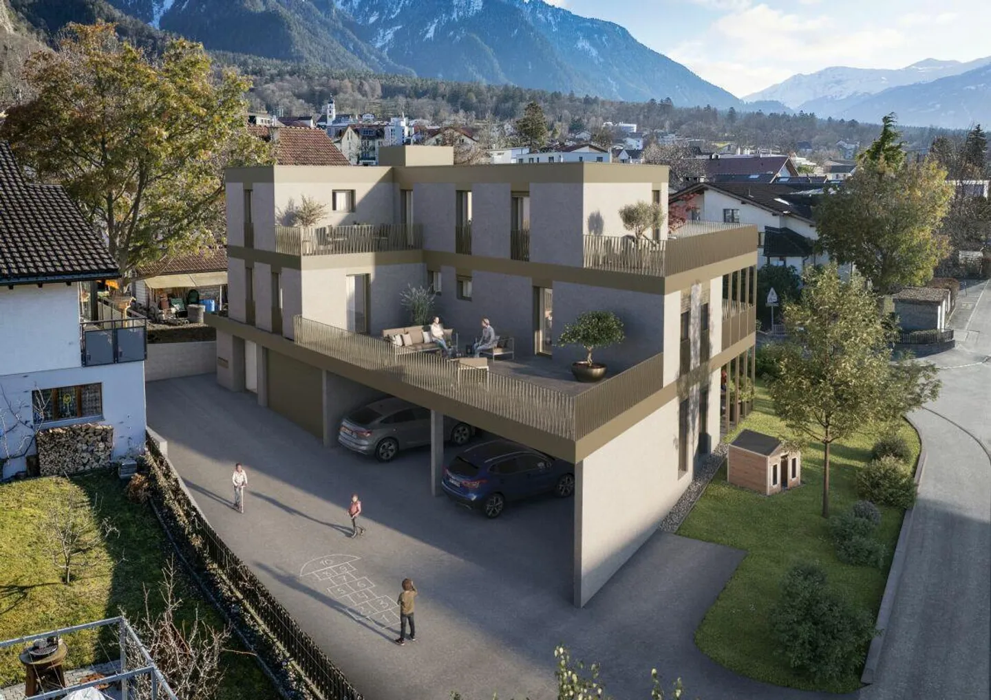 Exclusive garden apartment with plenty of privacy - 5.5 rooms in Trimmis - Photo 6 of 7