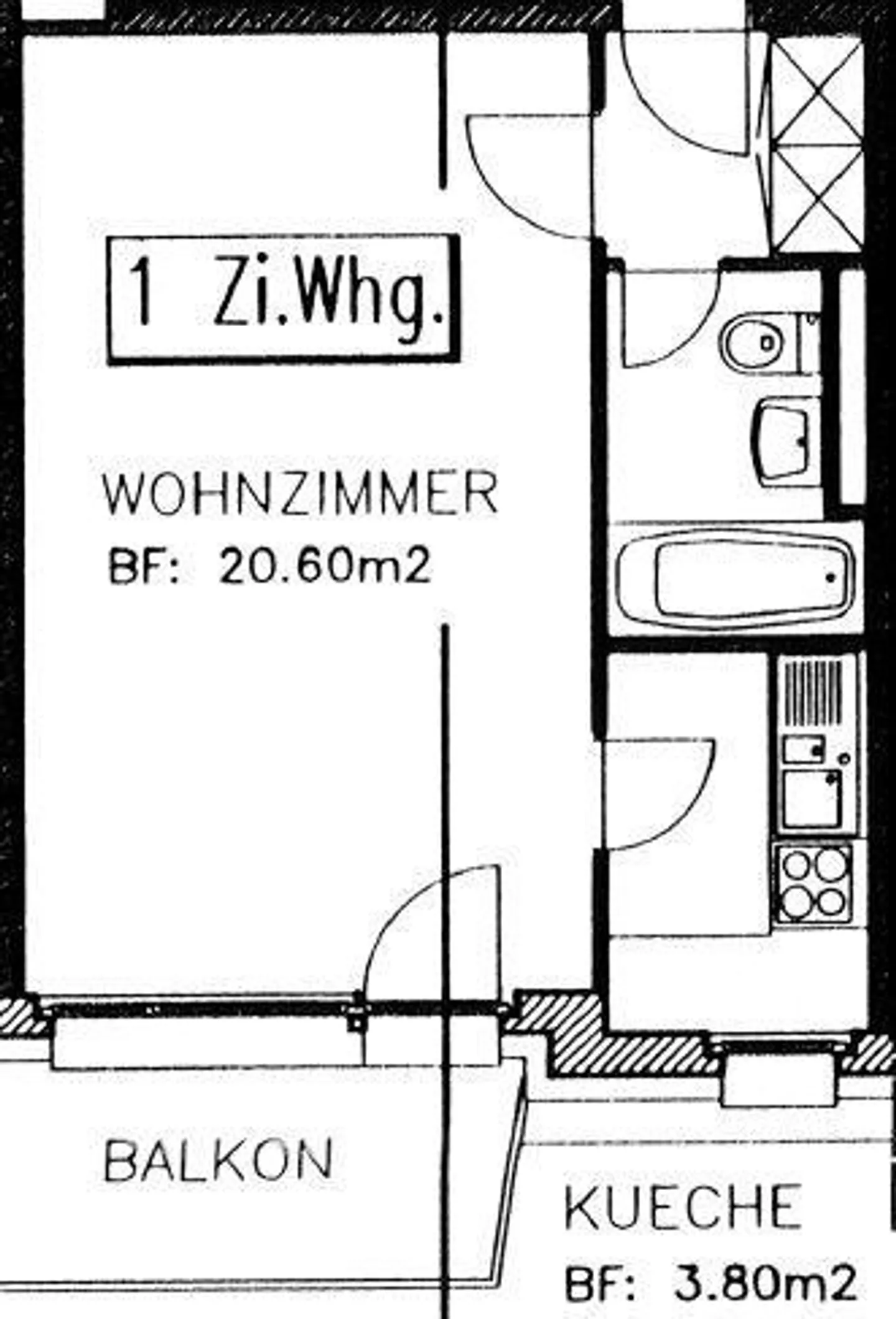 1.0 Room Apartment in Neuhausen am Rheinfall - Photo 6 of 6