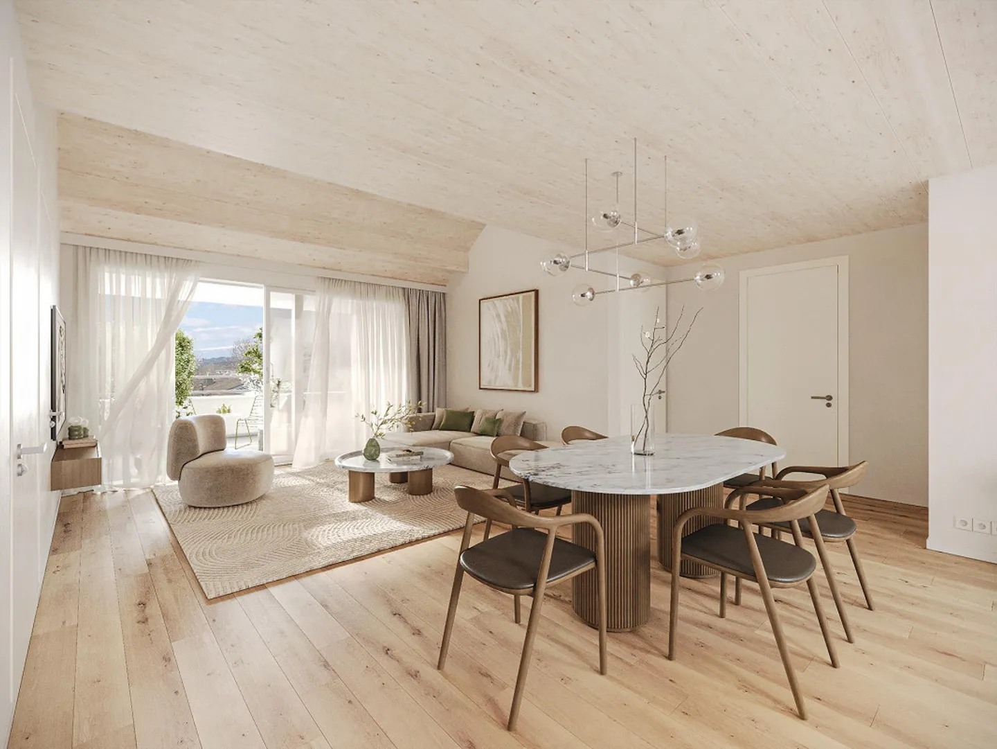 Attico 5,5 stanze con galleria - adiacente alla zona agricola! - Foto 1 di 8