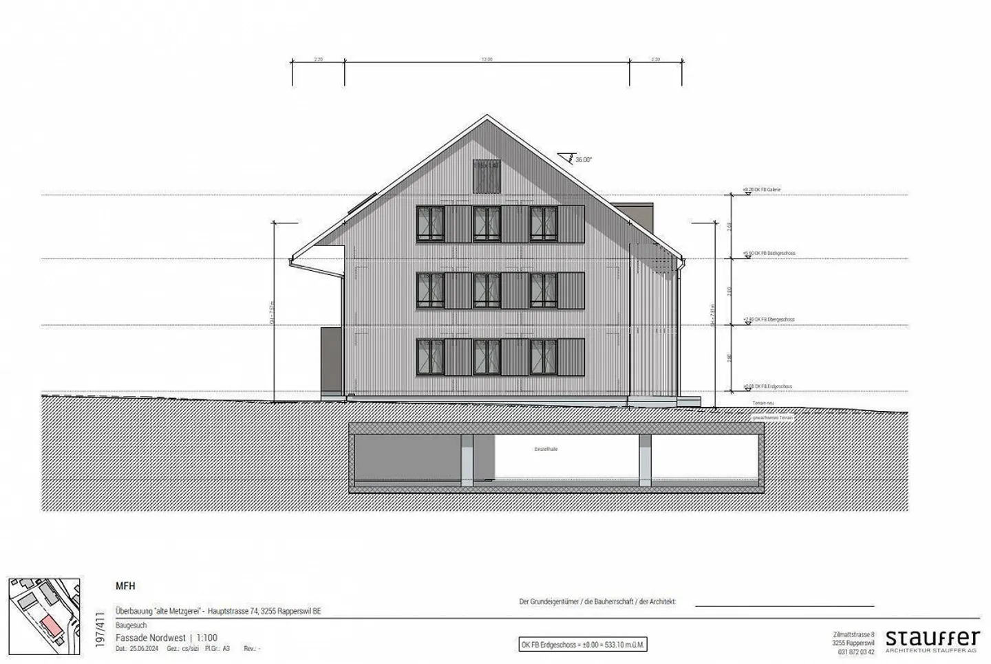 Attico 5,5 stanze con galleria - adiacente alla zona agricola! - Foto 7 di 8