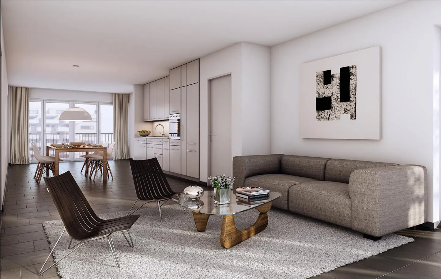 Moderne 3.5 Zimmerwohnung - Foto 1 von 6