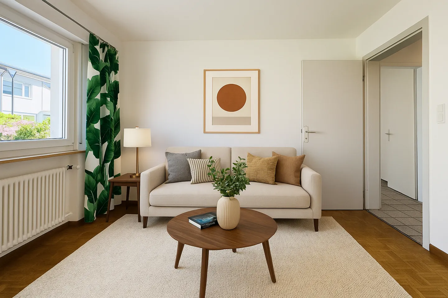 Doppeleinfamilienhaus mit Garten, Garage und grossem Potenzial an ruhiger Lage in Therwil - Foto 9 von 22