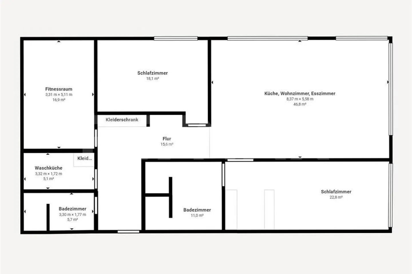 Luxuriöse Wohnung mit Terrasse und Seesicht - Foto 11 von 11