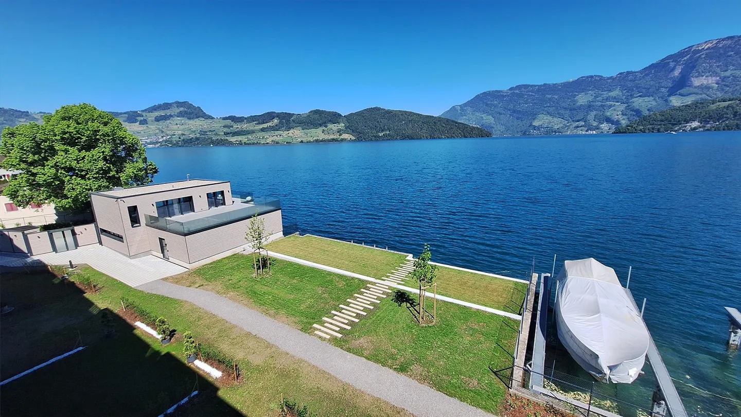 Exclusive lake view: 3.5-room new apartment in Beckenried - Photo 8 of 10